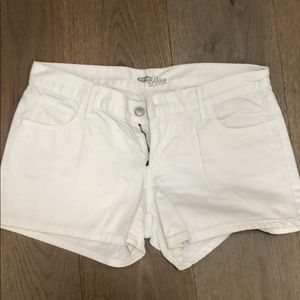 White shorts. Size 6